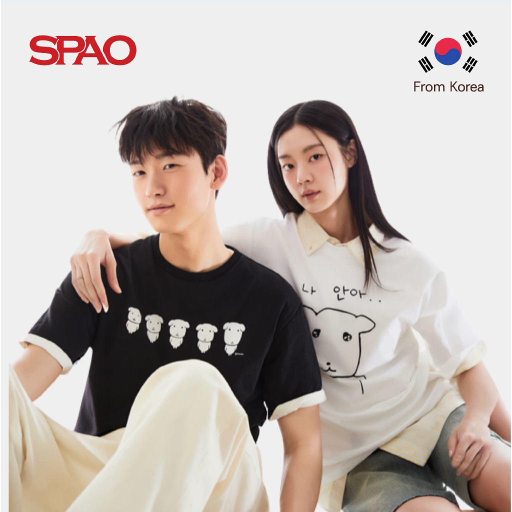 [ SPAO Ganadi ] เสื้อยืดแขนสั้น