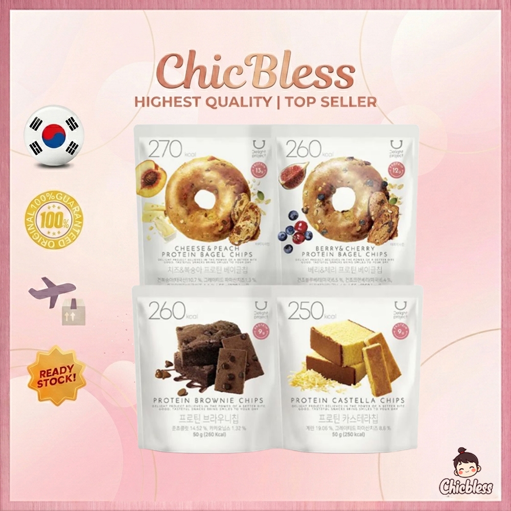 [Olive Young] Delight Project High Protein Snack Collection Bagel Chips & Bakery Chips ขนมหวานเพื่อส