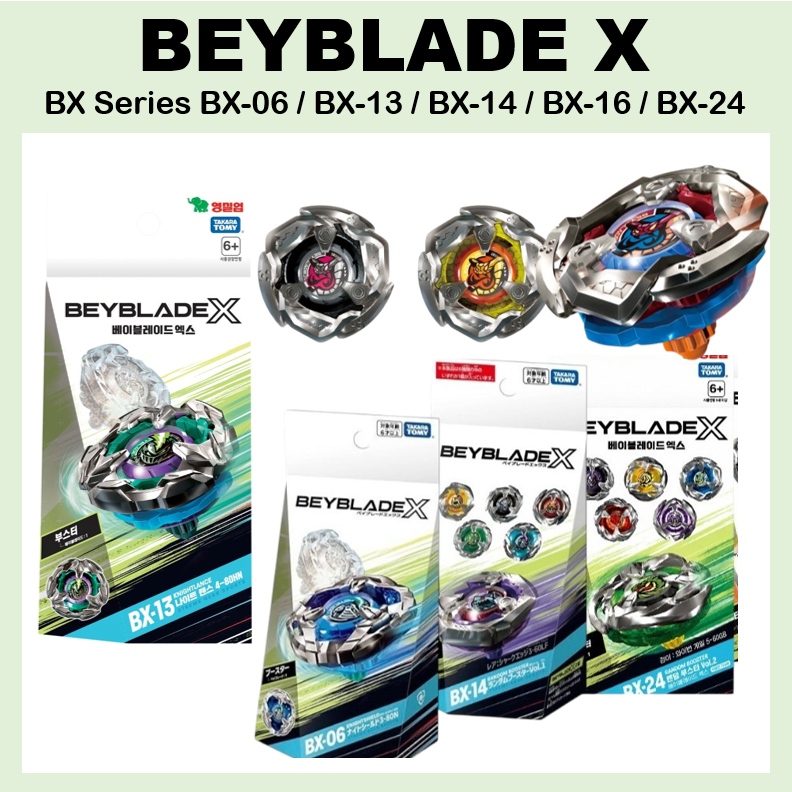 [Beyblade X] TakaraTomy Beyblade BX Series BX-06 / BX-13 / BX-14 / BX-16 / BX-24 Battle Tops ปั่นเกา