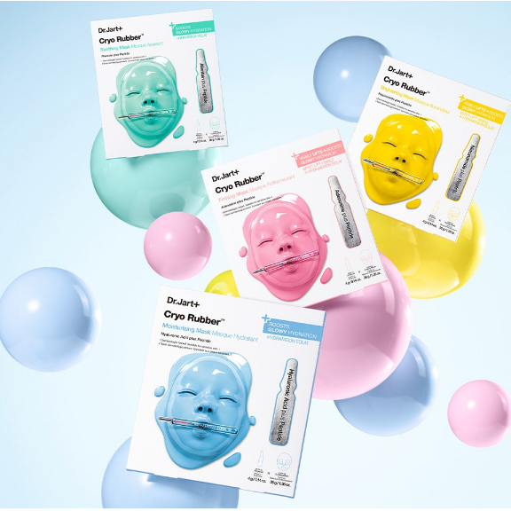 DR. JART [ดร. Jart+] หน้ากากยาง Cryo 4 ประเภทคอลลาเจน Soothing Moisturizing Brightening Face Pack แผ