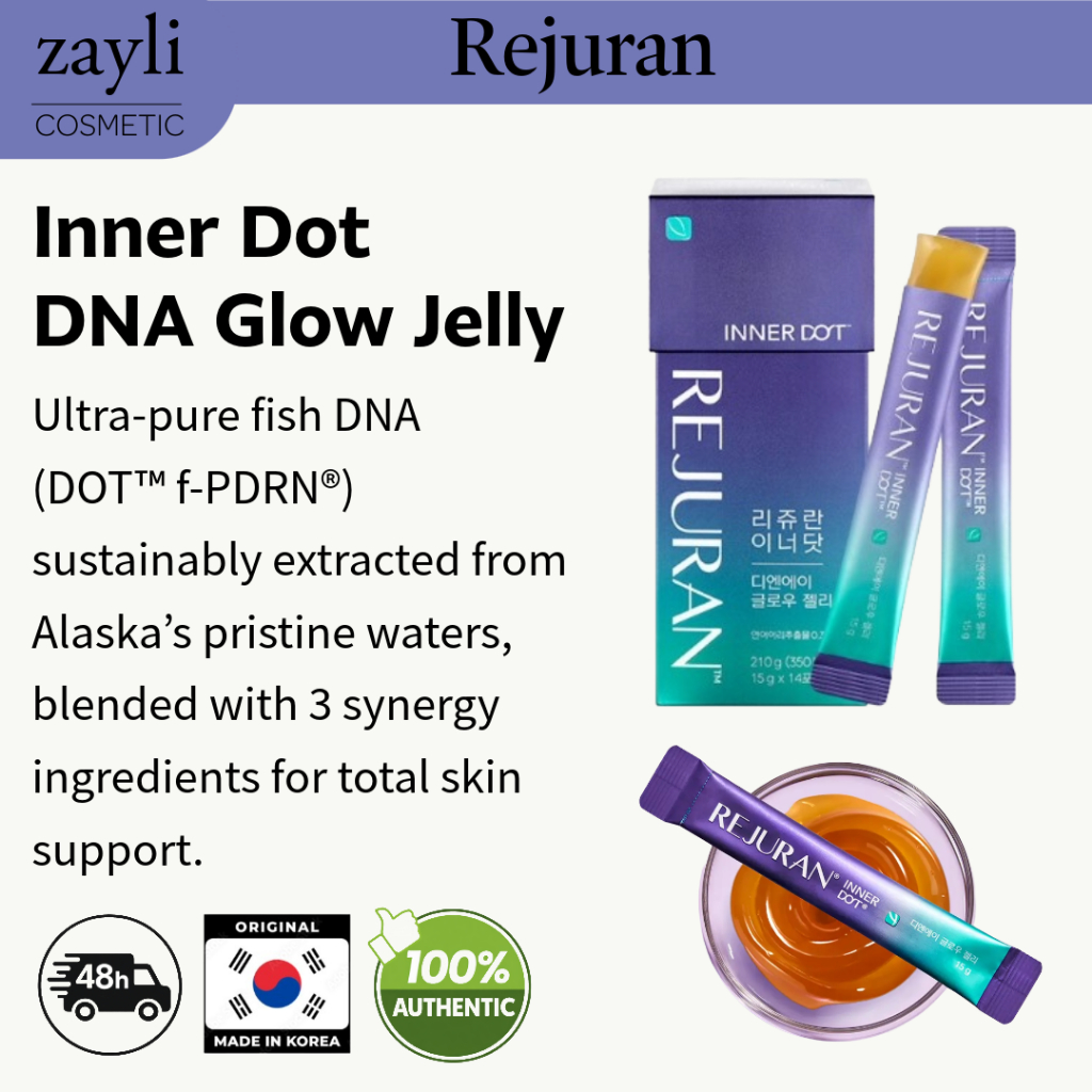 [Rejuran] Inner Dot DNA Glow JellyPremium Inner Beauty Stick (14 แท่ง)