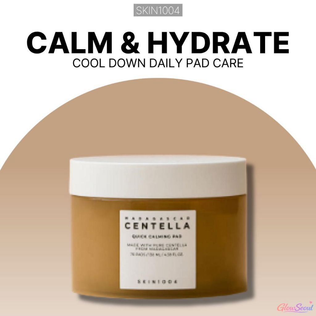 Skin1004 Centella Calming Pad 70 ชิ้น Soothing Hydration Quick Relief Toner Pad