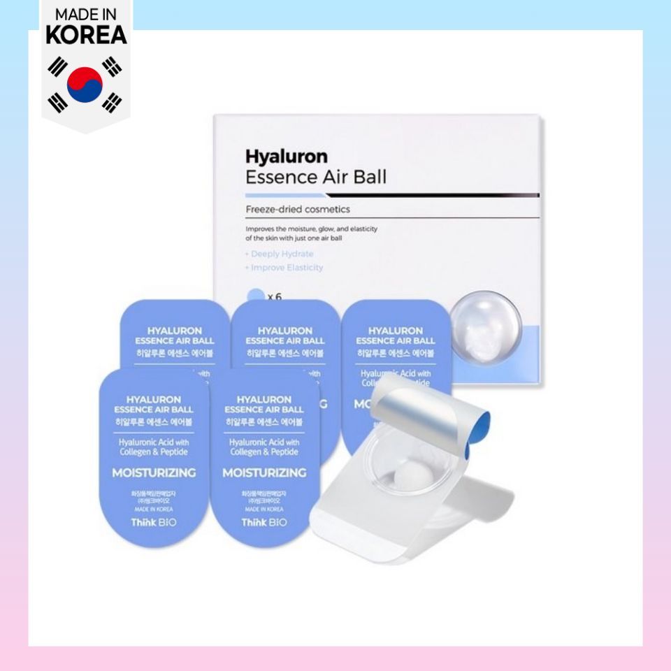 [รายการที่ดีที่สุด] ThinkBio Hyaluron Essence Air Ball 6P, Intensive Hydration Freeze-Dried Essence