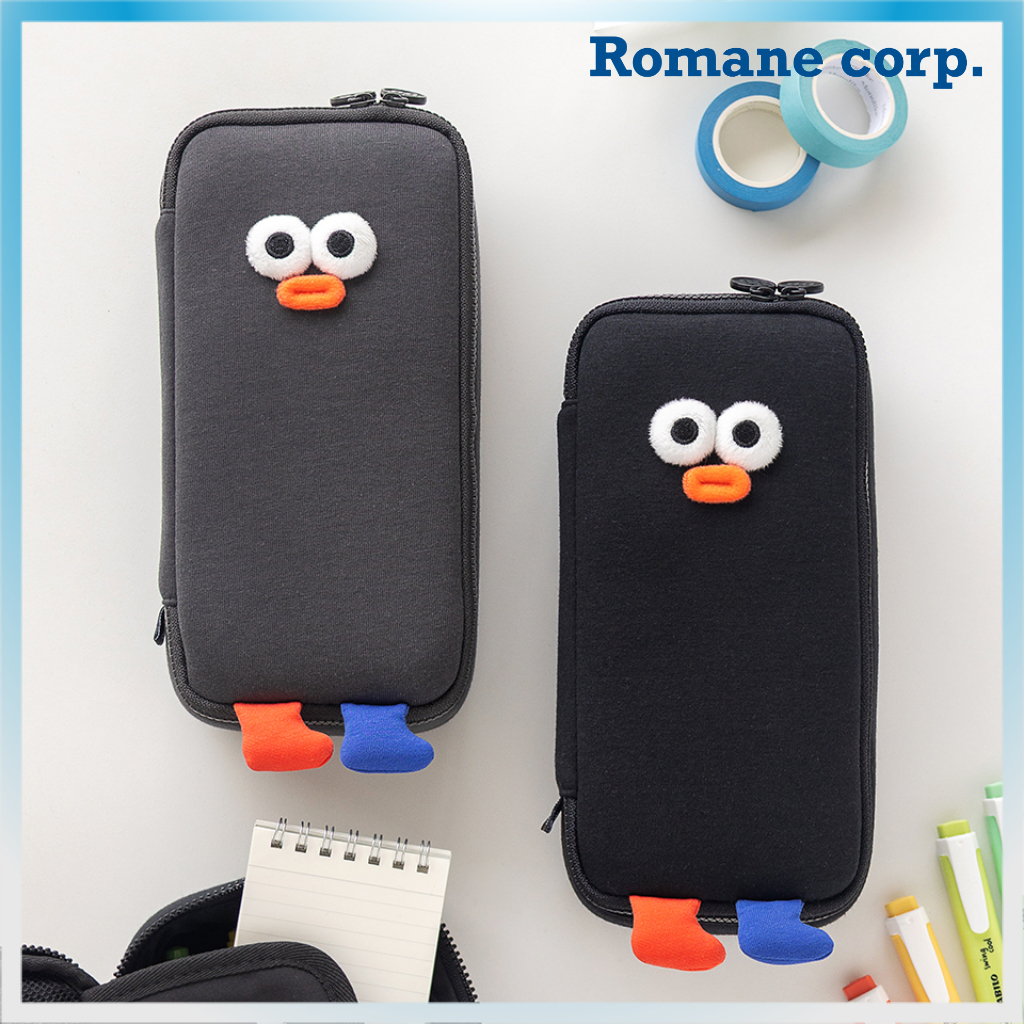 Romane Brunch Brother Pompom Big Pencil Case