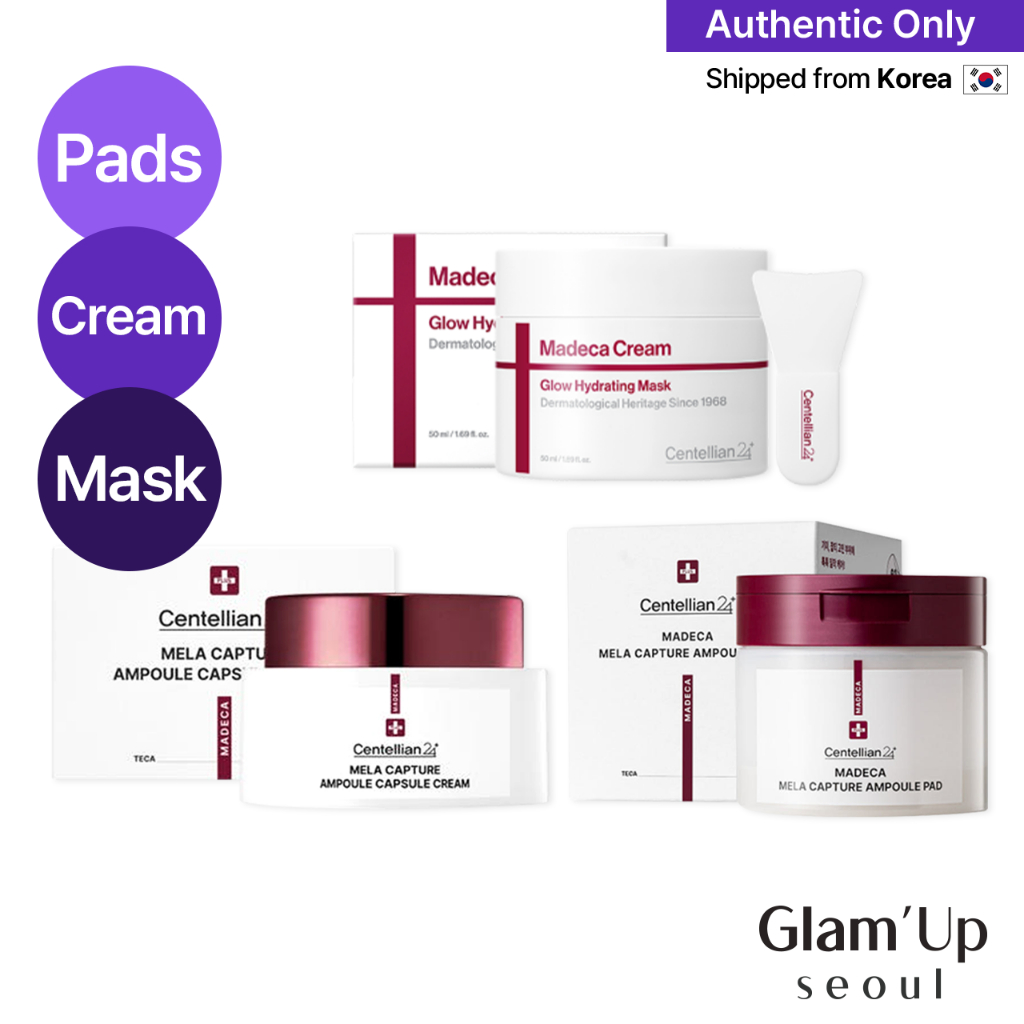 [Centellian24] (1+1) Madeca Mela Capture Ampoule Pad / Capsule Cream / Hydrating Mask / Serum สกินแคร์เกาหลี