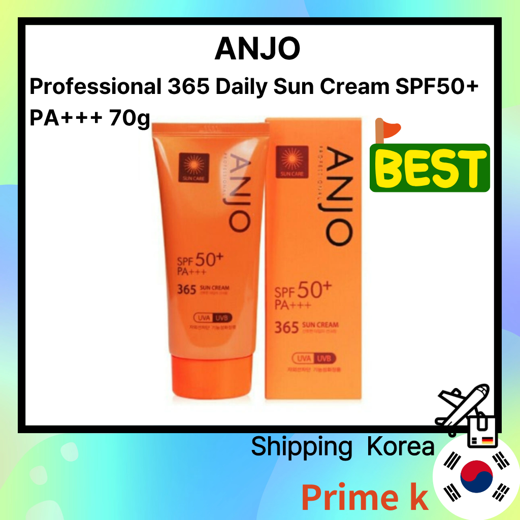 ANJO Professional 365 Daily Sun Cream SPF50+ PA+++ 70g/ครีมกันแดดป้องกันรังสียูวี Daily Sunblock Moi