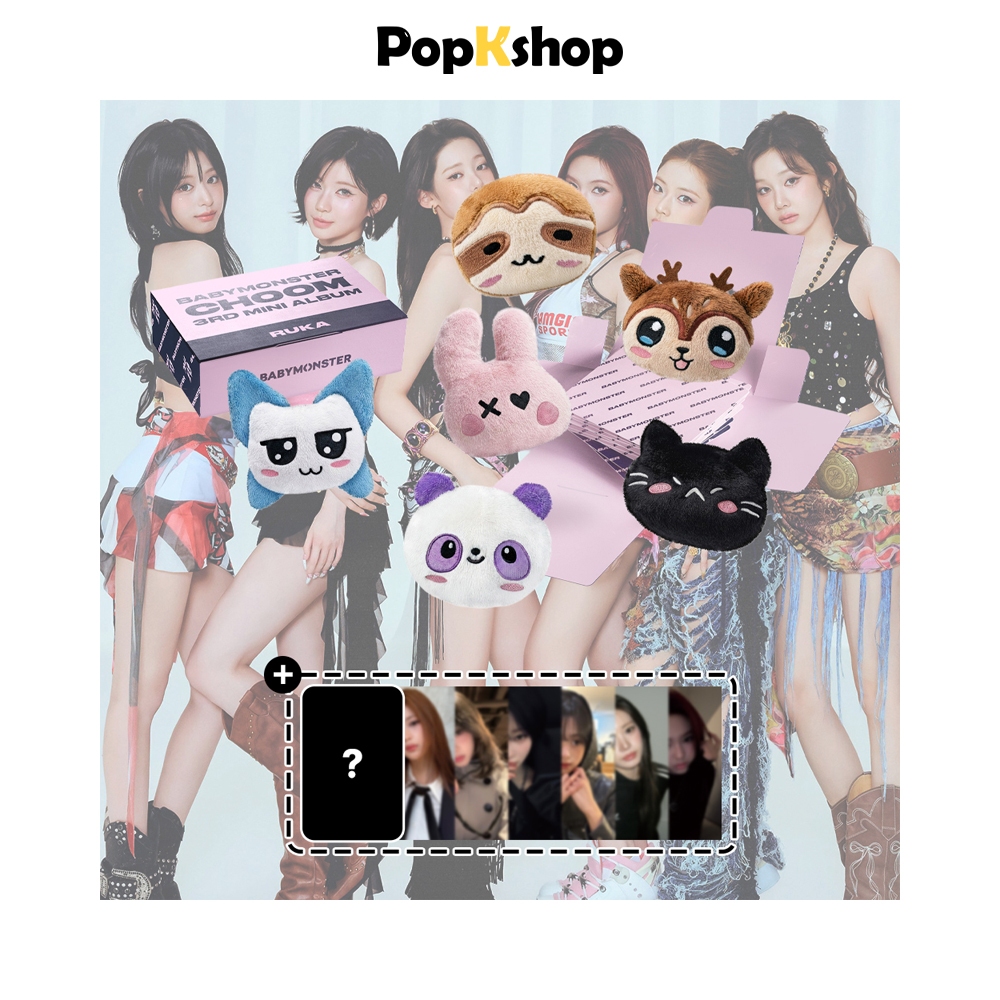 [ของแถม] BABYMONSTER 3rd Mini Album [ CHOOM ] Plush Keyring Ver