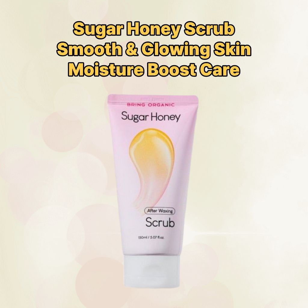 [Bring Organic] Sugar Honey Body Scrub, 150ml, 1pc / Korean Body Scrub / Exfoliating Sugar