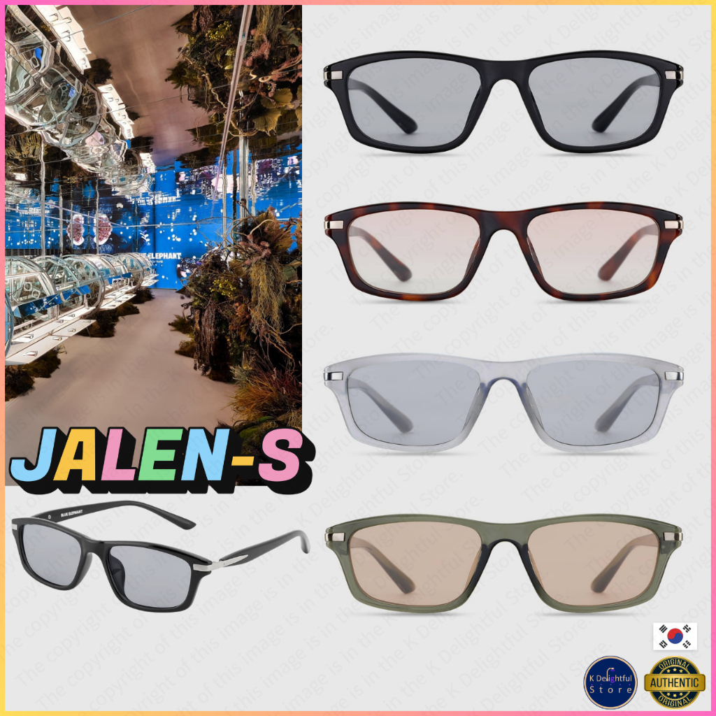 [BLUE ELEPHANT] JALEN-S / แว่นกันแดดช้างสีฟ้า /BLOCKS 99% OF ULTRAVIOLET (UV) RAYS RANGING FROM 100 TO 400 NM.