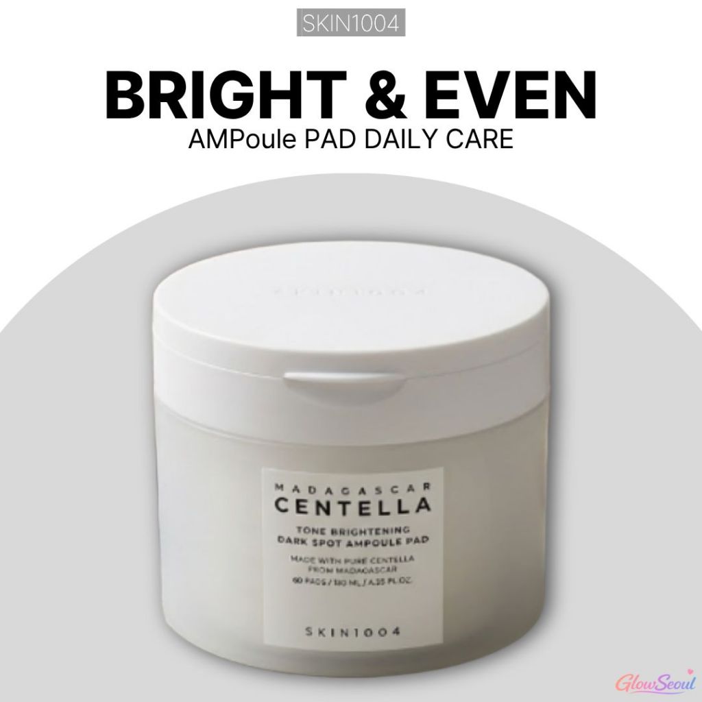 Skin1004 Tone Brightening Ampoule Pad 60 ชิ้น Glow Even Skin Daily Pad Care