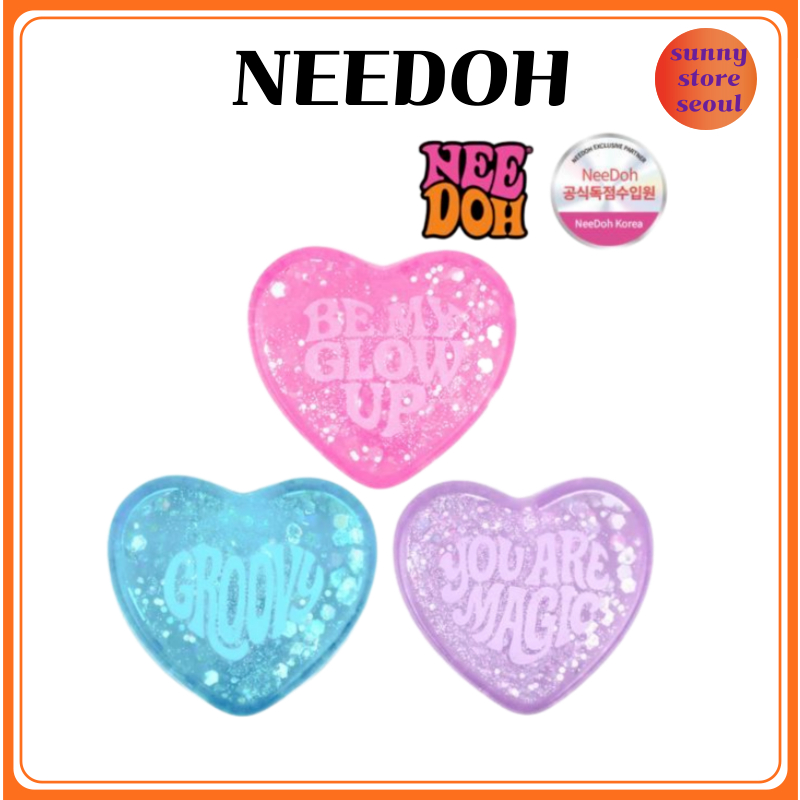 NeeDoh Lovey Twinkle Heart 3 ประเภท + กระเป๋ามินิ