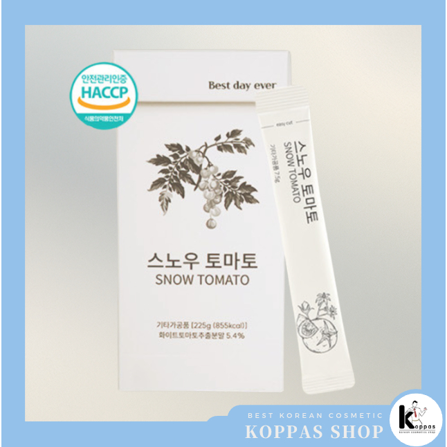 [Crystal Tomato] Snow Tomato 7.5g x 30pc White Tomato