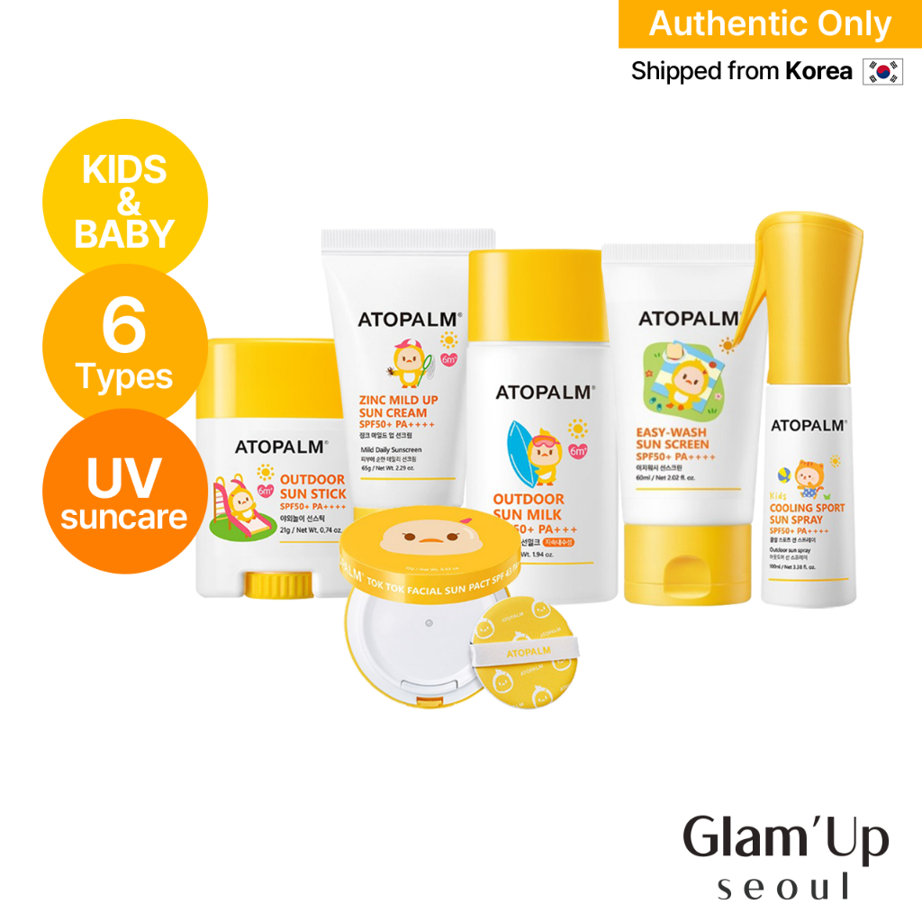[Atopalm] Baby & Kids UV Protection Sunscreen - Lotion, Stick, Pact, Spray, Cream Types | ปิ๊กแม่เกาหลี