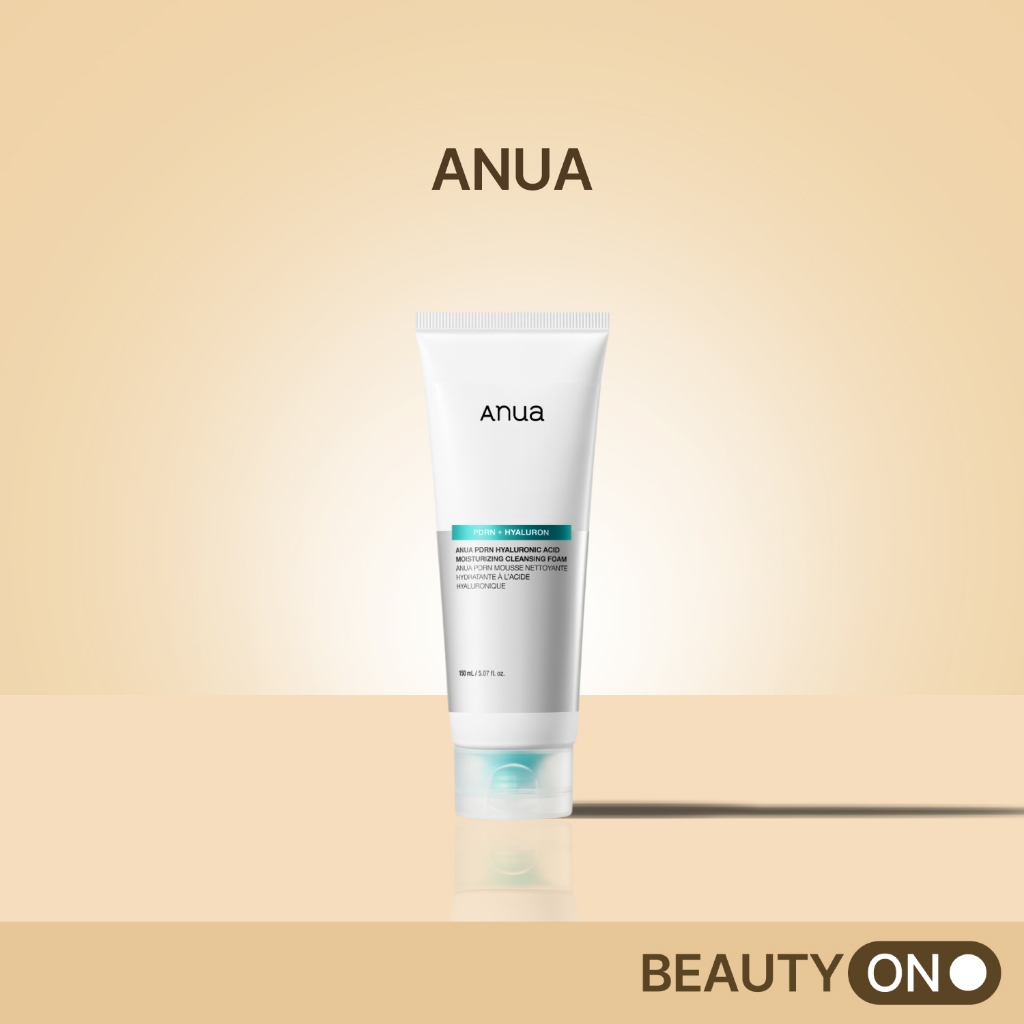[ANUA] PDRN Hyaluronic Acid Moisturizing Cleansing Foam 150ml | Salmon DNA, ไฮยาลูโรนิก 7 ชนิด, คอลล