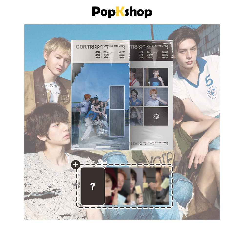 [ของแถม] อัลบั้ม CORTIS THE 1ST EP [ COLOR OUTSIDE THE LINES ] WEVERSE ALBUM Ver