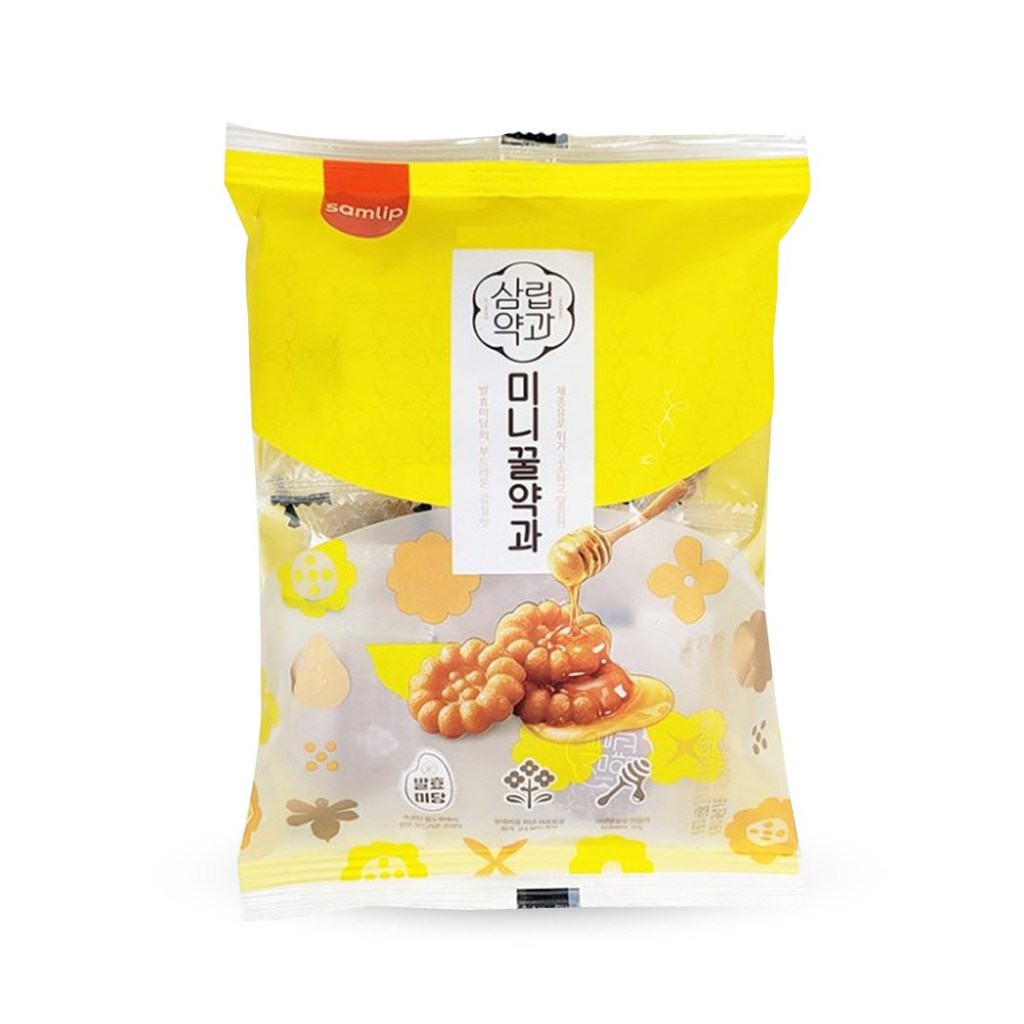 น้ําผึ้งเกาหลี Yakwa ขนมคุกกี้โบราณขนาดเล็ก Samlip 70g/140g/1kg Sweet Snack