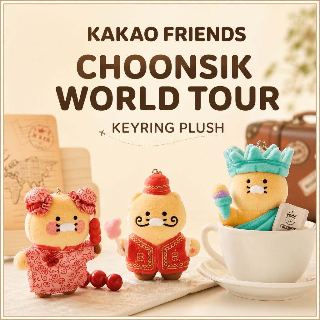 [เพื่อน Kakao] พวงกุญแจตุ๊กตา World Tour