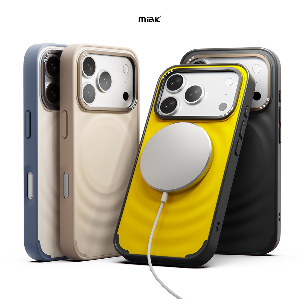 Miak SCOOP Magnetic Case สำหรับ iPhone 17 Pro Max / 17 Pro / 17 / 17e /17 Air | เคสโทรศัพท์น้ำหนักเบา ป้องกันแรงกระแทก