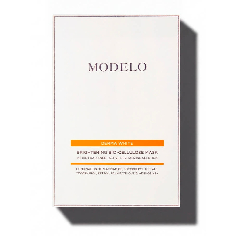 Derma White Brightening Bio-Cellulose Mask (5 แผ่น) / มาส์กหน้าระดับพรีเมียมเพื่อผิวกระจ่างใส