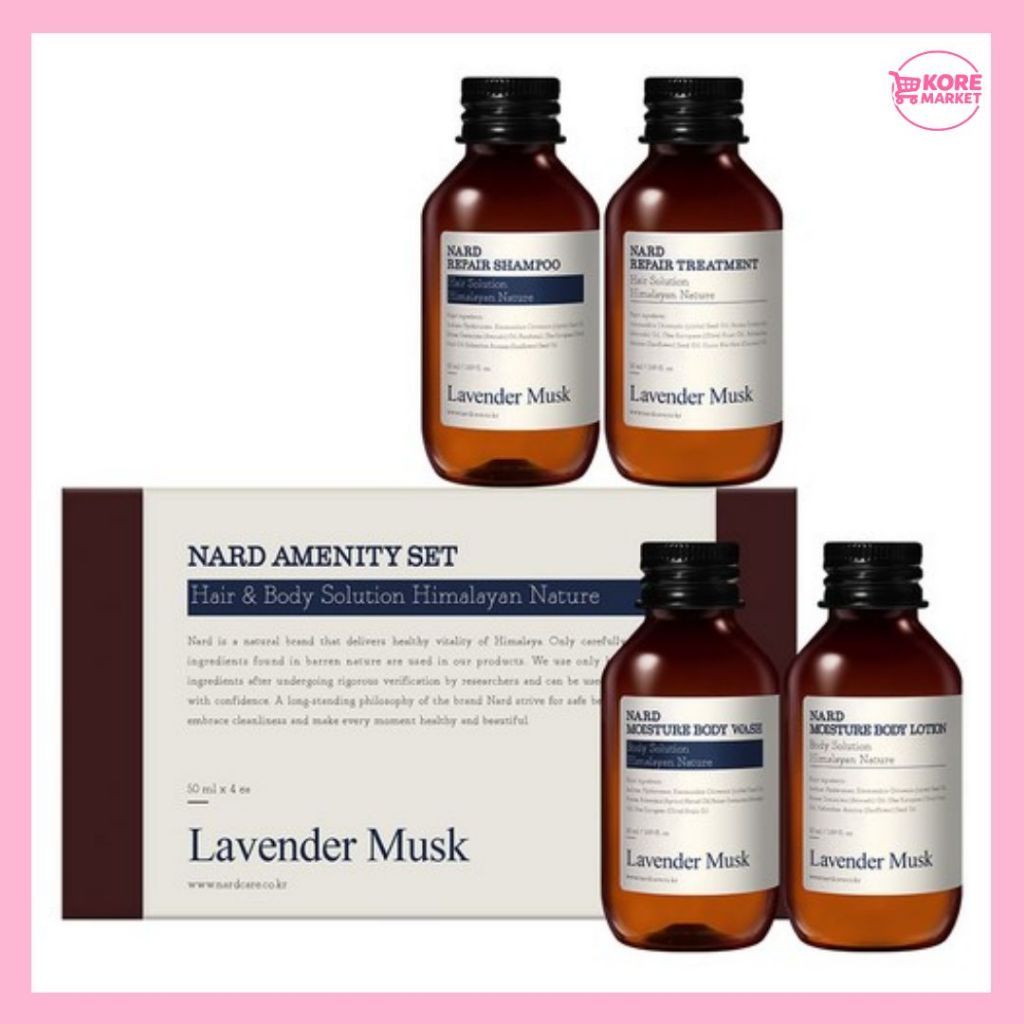 NARD BOUQUET GARNI AMENITY SET 4 ชิ้น – แชมพู, ทรีทเมนท์, บอดี้วอช, โลชั่น