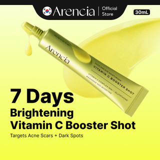 [Arencia] Vitamin C Booster Shot 30ml  for Firmer Skin, Pore Minimizer, Wrinkles & Fine Lines, Dark Spots Care