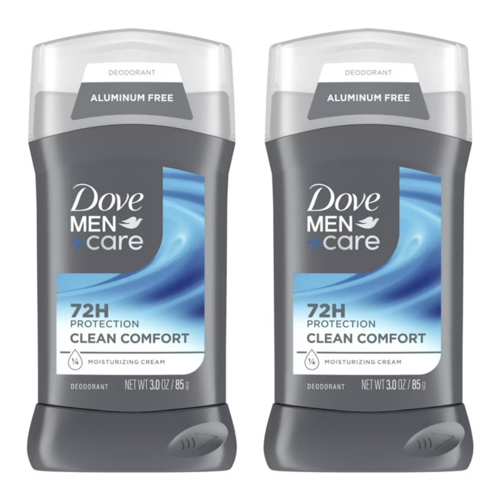 DOVE เมน+แคร์ ดีโอโดแรนท์สติ๊ก คลีน คอมฟอร์ท 85g ปกป้องกลิ่นกาย บรรเทาอาการระคายเคืองผิว / จากเกาหลี