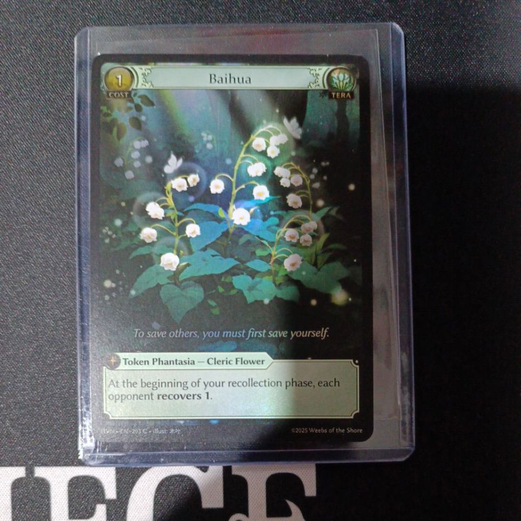 การ์ดเกม Grand Archive HVN EN-203 C ฟอยล์ Baihua