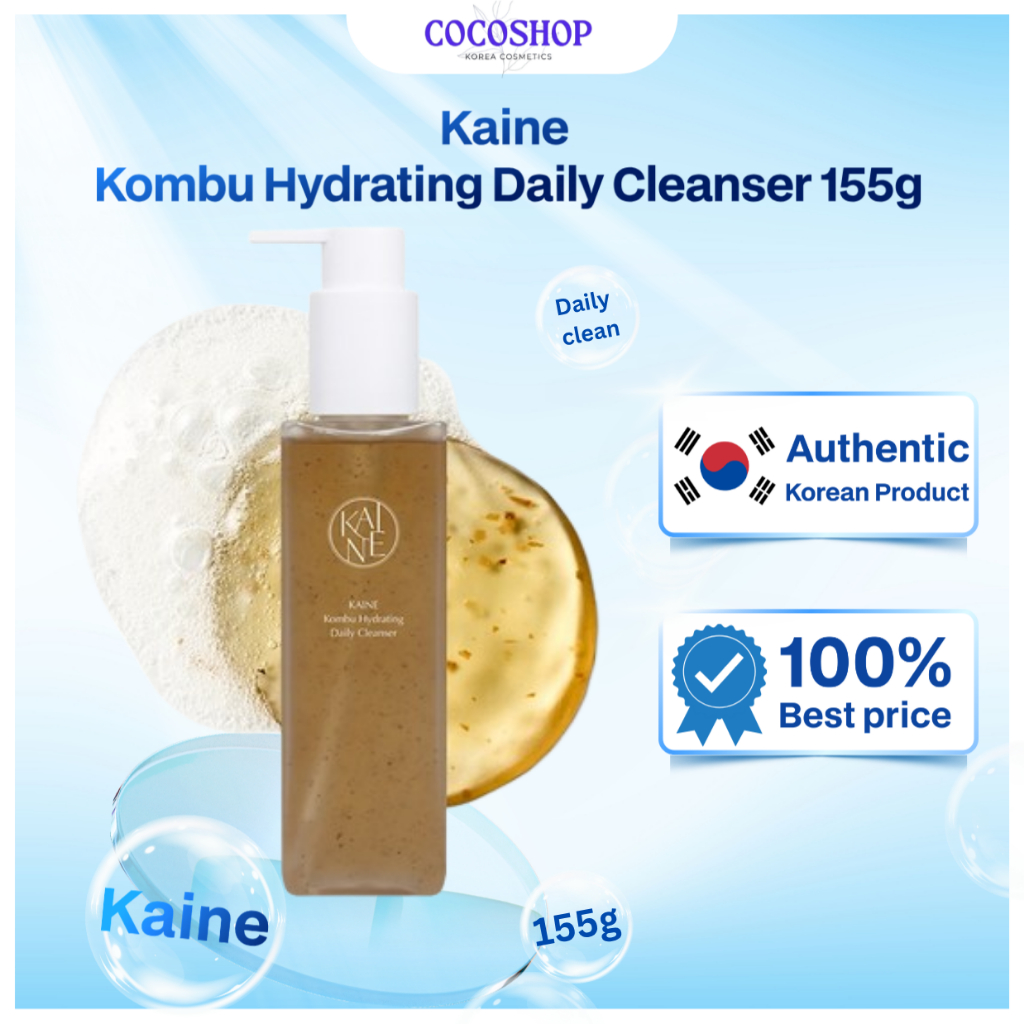 Kaine Kombu Hydrating Daily Cleanser 155g เจนเทิล เฟซ วอช สกินแคร์เกาหลี