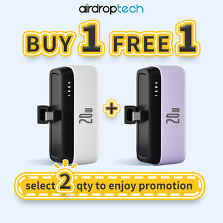 AIRDROPTECH PD 20W 5000mah Mini Power Bank Fast Charging Powerbank for IP 15 /14 /13 12 Samsung