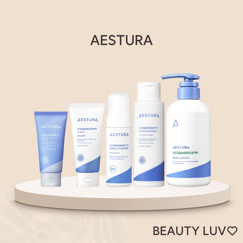 [AESTURA] AtoBarrier 365 Collection (ครีม, เอสเซ้นส์, คลีนเซอร์, โลชั่น, ครีมหมอก, ครีมบํารุงผิว)