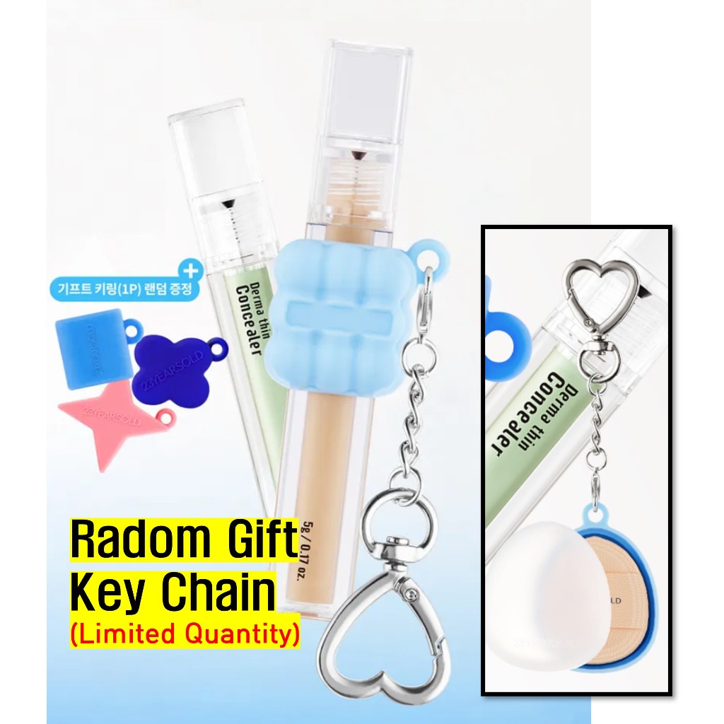 [23yearsold] ☆Gift☆ Random Keychain/Derma Thin Heartleaf Concealer