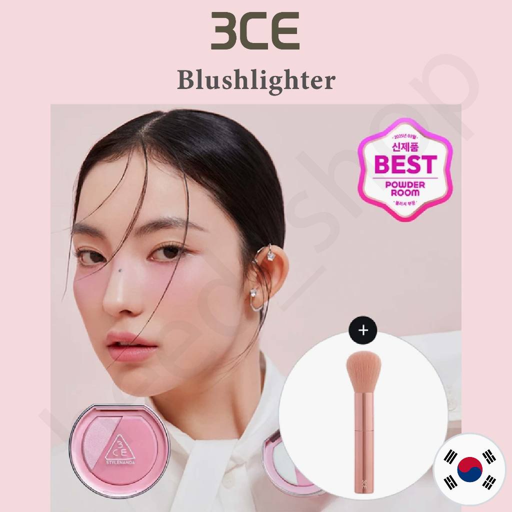 3CE Blushlighter (Blush Highlighter) + แปรง