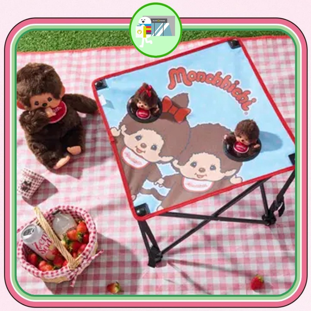 ILLIYOON X Monchhichi โต๊ะตั้งแคมป์