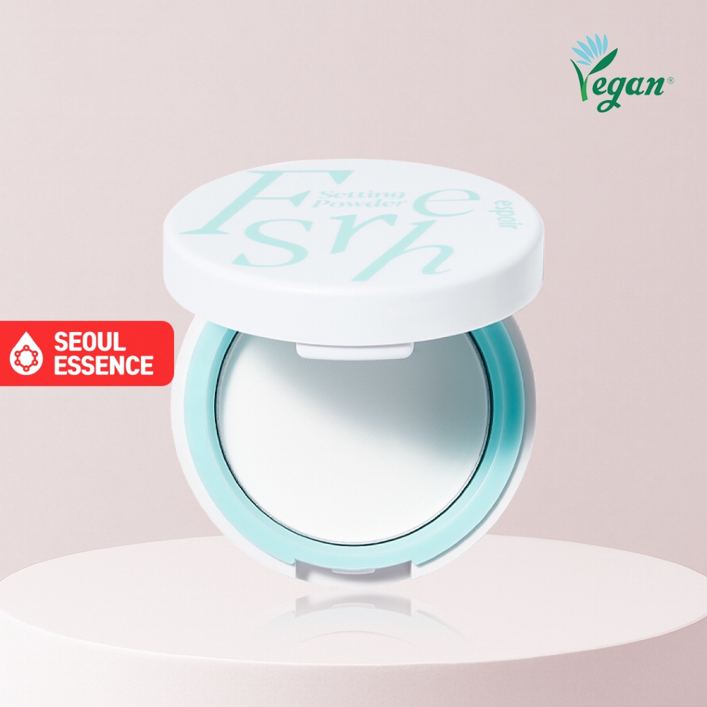 ESPOIR Fresh Setting Powder 9g (& Mini 3g) - ลบความแห้งกร้านเป็นพิเศษเพื่อให้ผิวด้วยลุคแต่งหน้าสดเป็นเวลานาน