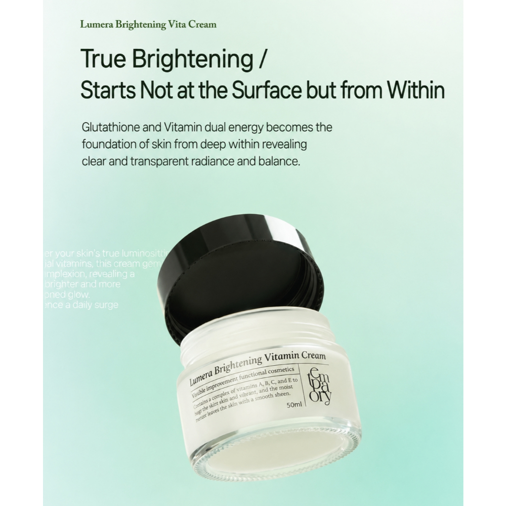 ชั่วคราว Lumera Brightening Vita Cream 50ml, Paul Medison Second Brand Vitamin Glow Cream