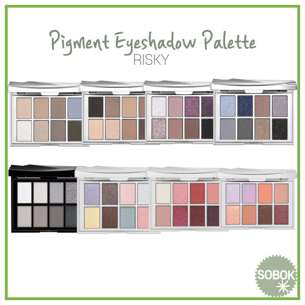 [RISKY] Pigment Eyeshadow Palette 8 สี
