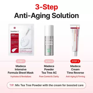 Centellian24 Madeca Cream Time Reverse 50ml +zero 80ml Moisturizer for Total Anti-Aging Solution