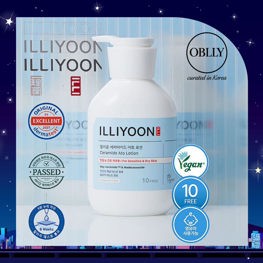 [ILLIYOON] Ceramide Ato Lotion Unscented 350ml #BodyLotion