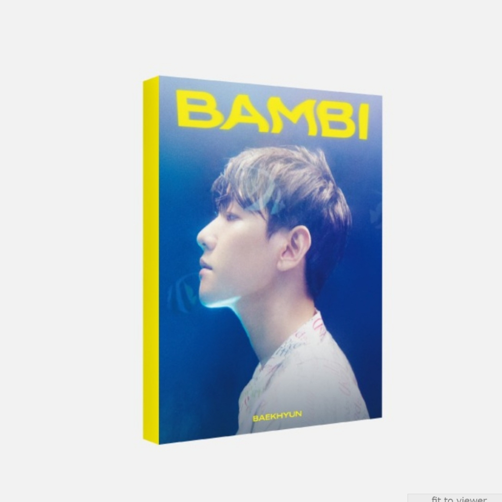 SM Artist EXO Baekhyun 3rd Mini Album [BAMBI] หนังสือ POSTCARD อย่างเป็นทางการ