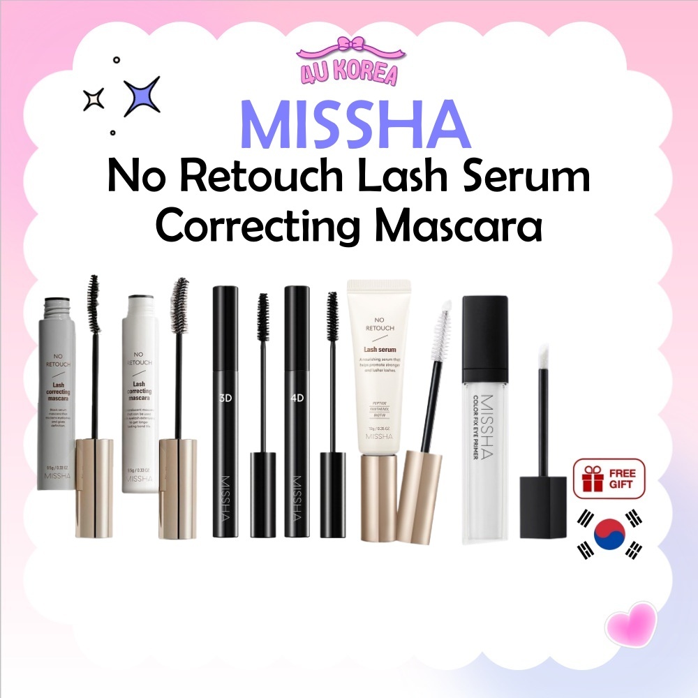 MISSHA No Retouch Lash Serum Correcting Mascara 7g/K-BEAUTY