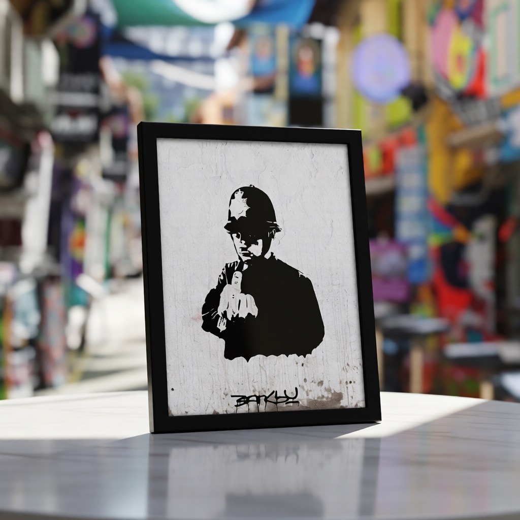 Banksy (Rude Copper) Artprint Mini Poster Wall Decorative