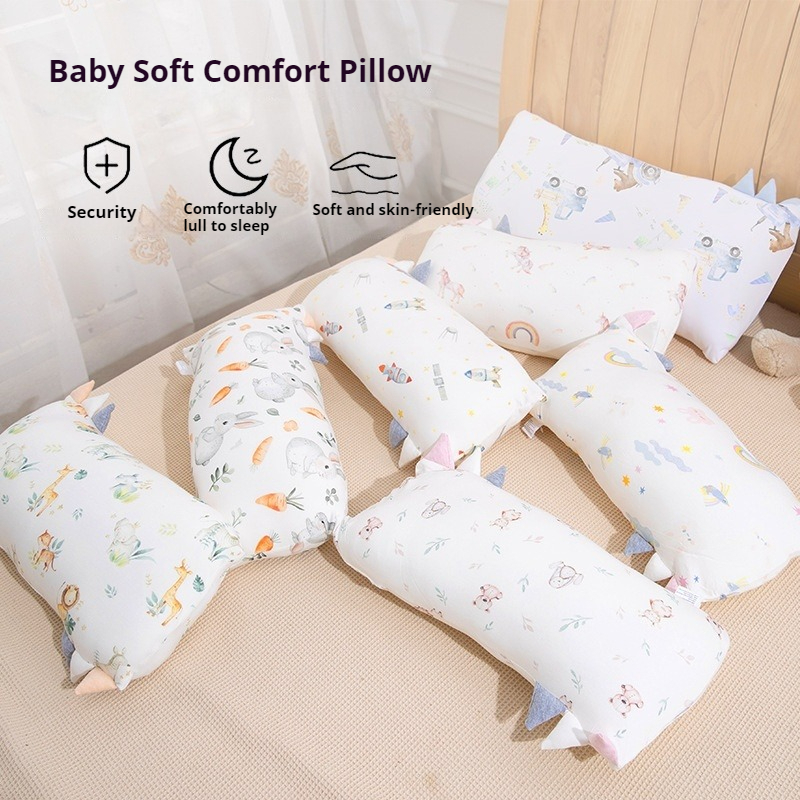 ผู้ขาย SGBaby Bamboo Pillows 95% Organic Bamboo Sleeping Hug Pillow Comfort triangle Decor