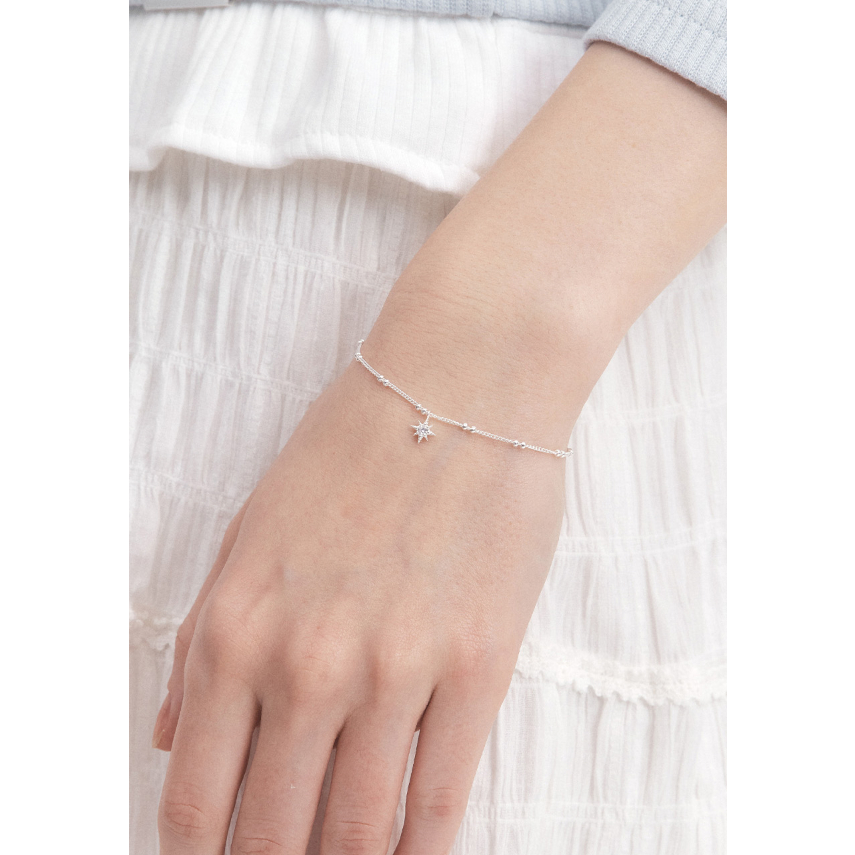 🇰🇷 ENGBROX ENGBROX Korea Brand ส่งตรงจากเกาหลี 925 Silver สร้อยข้อมือ Taeyeon SNSD Same Style fromis