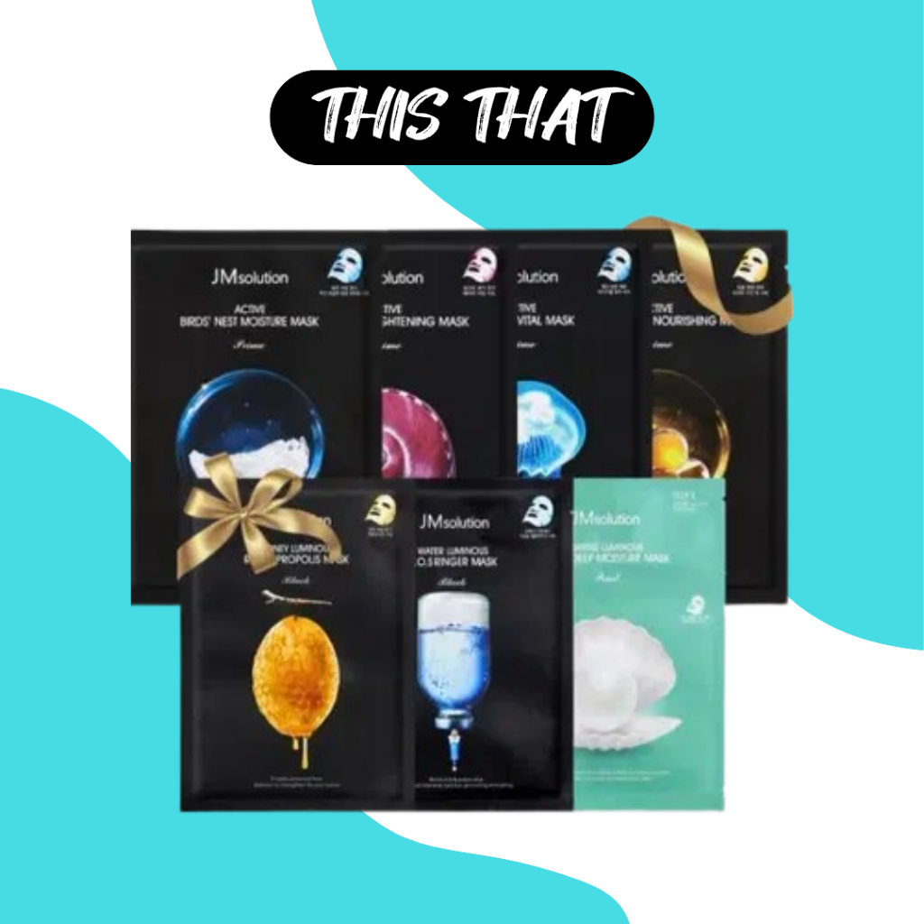 [JMSOLUTION] Mask Sheet 30ml 8 ประเภท (1 ชิ้น)
