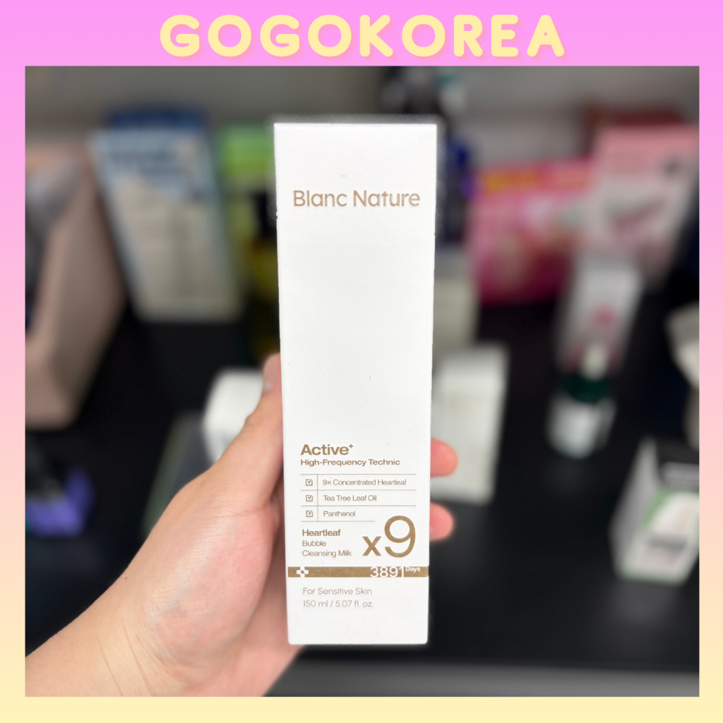 [BLANC NATURE] 9X Heartleaf Bubble Cleanser Milk 150ml