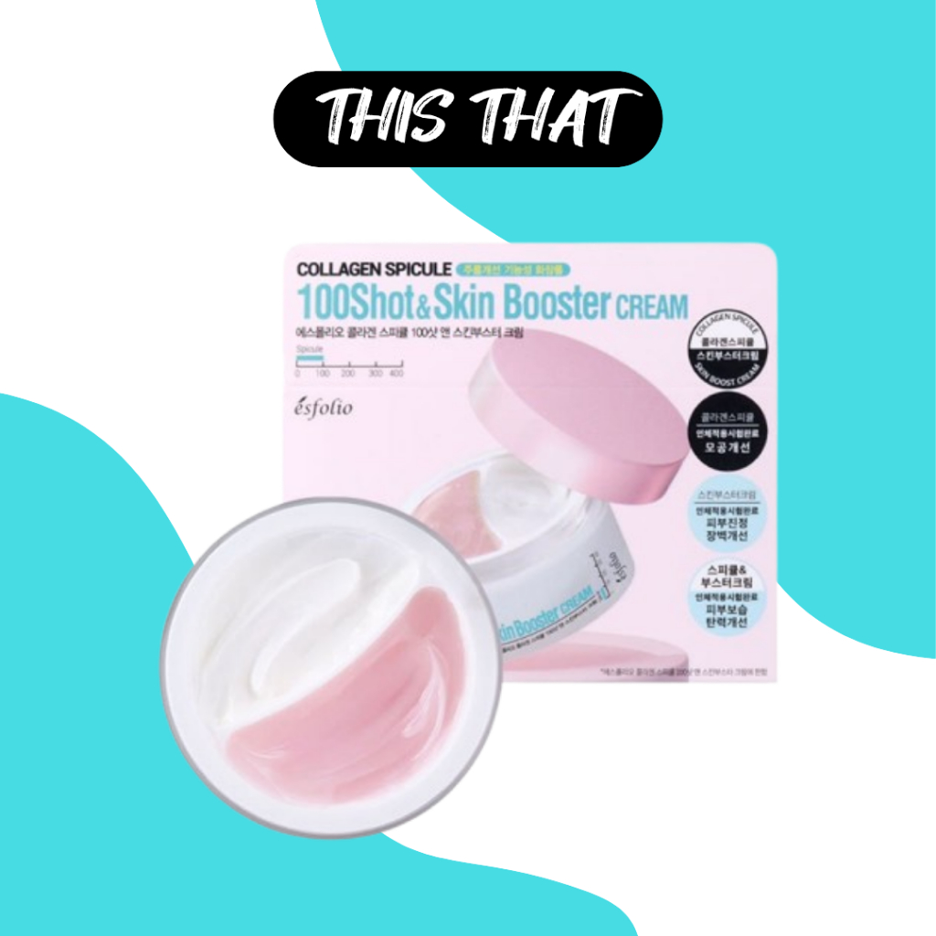 [ESFOLIO] Collagen Spicule Skin Booster Cream 70g 100 Shot / 300 Shot