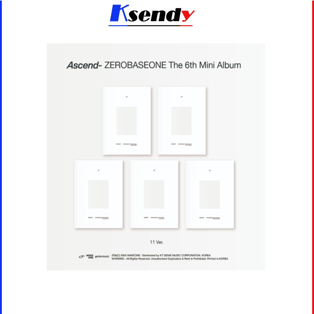 ZEROBASEONE 6th Mini Album [ Ascend- ] 11 Ver.