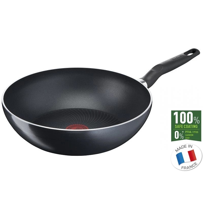 T-fal IH Hard Titanium Unlimited Non-Stick ผัดกระทะ (28ซม.) และกระทะทอด (26ซม.)-ญี่ปุ่น