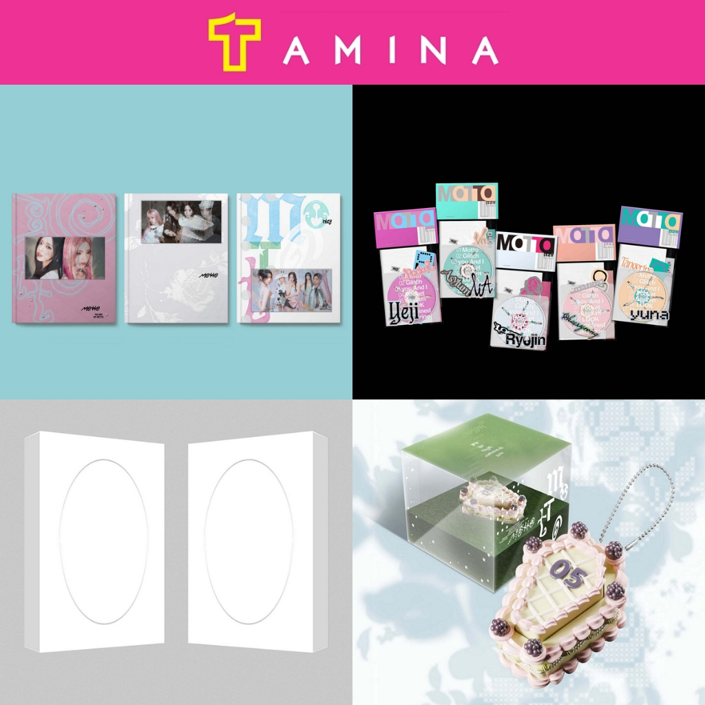 ITZY 12th Mini Album Motto (Photobook, Member, POCAALABUM, CAKE CLICKER KEYRING Ver.)