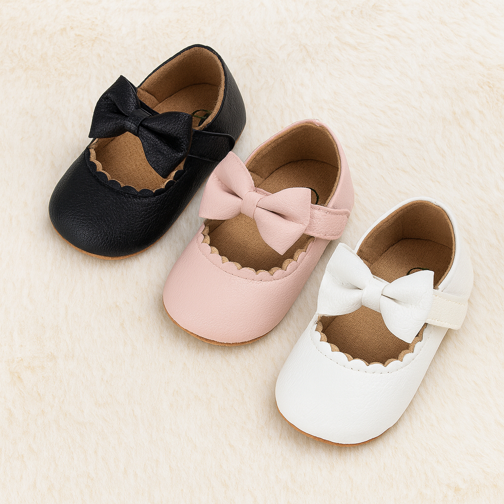 รองเท้า Baby Walker สีพาสเทล รองเท้าเด็กวัยหัดเดิน First Walker พื้นรองเท้านุ่มกันลื่น